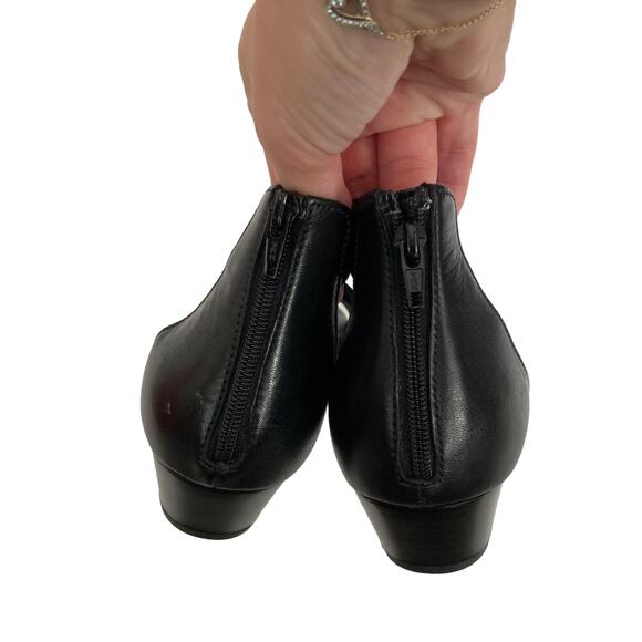 Gabor Black Sandal Heels Sz 8.5 - Picture 6 of 8